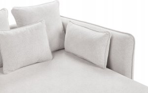 Beliani Szezlong jasnobeżowy CHARMES 8