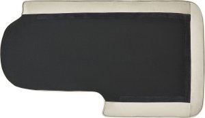 Beliani Szezlong welurowy lewostronny beżowy ALLIER 5