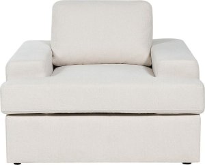 Beliani Zestaw 2 foteli tapicerowanych jasnobeżowy ALLA 4