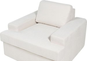 Beliani Zestaw 2 foteli tapicerowanych jasnobeżowy ALLA 6