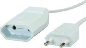 Kabel zasilający Bachmann BACHMANN Przedłużacz Euro 230V/2.5A, biały, 3 m 1