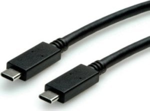 Kabel USB TRITON Kabel ROLINE GREEN USB 3.2 Gen 2, z PD 20V5A, Emark, C-C, M/M, czarny, 0,5 m 1