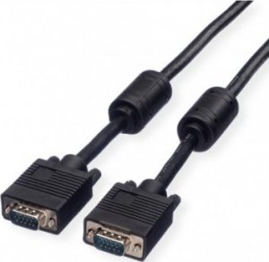 Kabel Triton Kabel SVGA + ferrytowy, +DDC, HD15, M/M, czarny, 2 m 1
