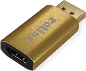 Adapter AV TRITON Adapter ROLINE GOLD 4K DisplayPort/HDMI, Actief, v1.2, DP męski - HDMI żeński 1