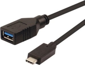 Kabel USB TRITON Kabel ROLINE USB 3.2 Gen 1 Type C, C-A, M/F, OTG, czarny, czarny, 0,15 m 1