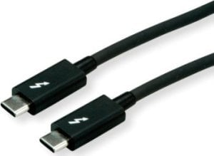 Kabel USB TRITON Kabel ROLINE Thunderbolt 3, 20G, 5A, M/M, czarny, 2m 1