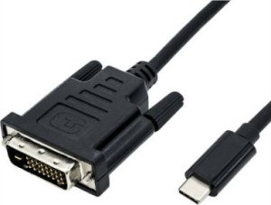 Adapter AV Roline Kabel adaptera ROLINE USB typu C - DVI, M/M, 2 m 1