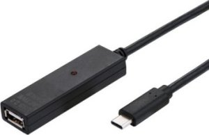 Kabel USB TRITON VALUE Przedłużacz USB 2.0 z aktywnym repeaterem, A - C, czarny, 10 m 1