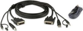 Kabel Aten ATEN 2L-7D02UDX2 Zestaw kablowy USB DVI-D Dual-Link Secure KVM 1