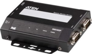 Aten ATEN SN3402P 2-portowy bezpieczny serwer urządzeń RS-232/422/485 z PoE 1