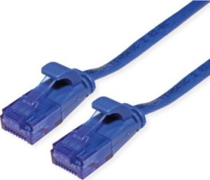 Value VALUE Patchkabel UTP, Cat.6A (Class EA), extra plat, blauw, 2 m 1