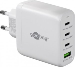 Ładowarka Goobay Wieloportowa szybka ładowarka USB-C PD (68 W), biały 1