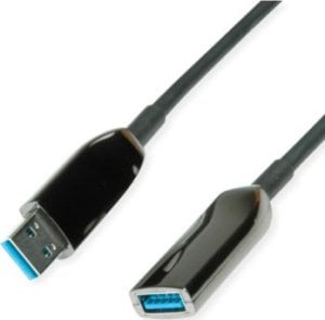 Kabel USB TRITON Przedłużacz ROLINE Active USB 3.2 Gen 1, AOC, czarny, 15 m 1