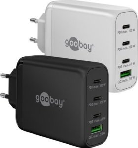 Ładowarka Goobay Wieloportowa szybka ładowarka USB-C PD (100 W), biały - Wersja kolorystyczna biały 1