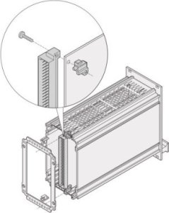 TRITON SCHROFF ramka montażowa do płytek drukowanych z gniazda 2, 5 par 1