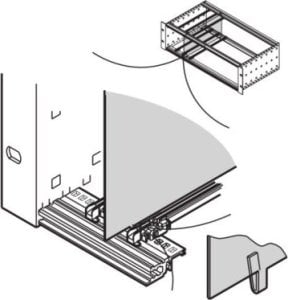 TRITON SCHROFF EuropacPRO Płyta dystrybucyjna, 6 HU, 160 mm 1