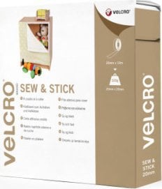 Velcro VELCRO Sew & Stick rzep z haczykami i pętelkami 20 mm x 5 m biały 1