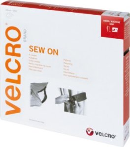 TRITON VELCRO rzep z haczykami i pętelkami do szycia 20 mm x 10 m bordowo-czerwony 1