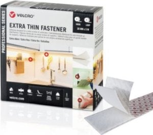 TRITON VELCRO Extra Thin Fastener Taśma z haczykiem 5 m Taśma polarowa z haczykiem i pętelką 50 mm biała 1