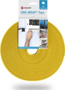 Velcro Taśma VELCRO One Wrap o szerokości 10 mm, żółta, 25 m 1