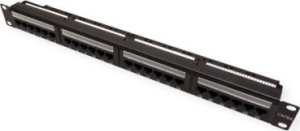 Triton 19 Patch panel MPP24, 1 HU, Cat.6A (klasa EA) (ISO/IEC), 24 porty, czarny RAL 9005 1