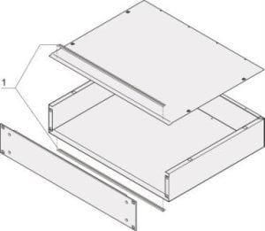 TRITON Zestaw ekranujący SCHROFF MultipacPRO EMC, konstrukcja aluminiowa 1