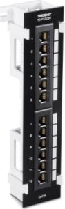 Triton Patch panel TRENDnet TC-P12C6V, 12-portowy, naścienny, nieekranowany Cat.6 1