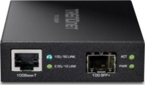 TRENDnet Konwerter mediów TRENDnet TFC-10GSFP, 10GBASE-T na światłowód SFP+ 1