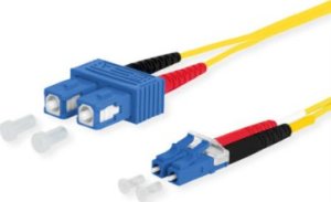 Metz METZ CONNECT OpDAT Patchcable SC-D/LC-D OS2, 15 m 1