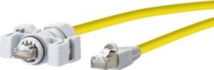 Metz METZ CONNECT E-DAT przemysłowy kabel krosowy V6, IP67 - RJ45, 1 m 1