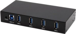 Exsys EXSYS EX-11234HMS 4-portowy HUB USB 3.2 Gen 1 Din-Rail Kit en Wand VIA VL811+ Chipset 1