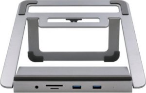 Exsys Stacja dokująca EXSYS EX-1223HM 12 w 1 USB-C z podstawką do notebooka, Matebooka i MacBooka 1