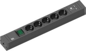 Bachmann BACHMANN CONNECT LINE 5x uziemiony, przełącznik USB A&A 15W 1