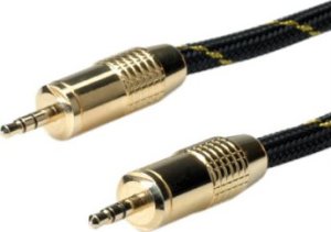 Roline Kabel audio ROLINE GOLD 3,5 mm M/M, blister detaliczny, 10 m 1