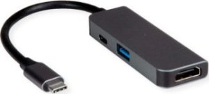 Adapter AV Value VALUE Adapter USB typu C - HDMI + USB 3.2 Gen 1 A + PD typu C 1