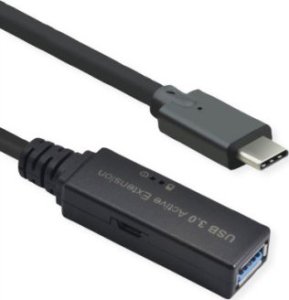 Kabel USB TRITON ROLINE Kabel USB 3.2 Gen 1 Active Repeater, typ A - C, czarny, 20 m 1