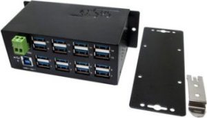 Exsys EXSYS EX-1113HMS 16-portowy koncentrator USB 3.0/3.1(Gen1) Din-Rail-Kit 15KV ESD z ochroną przeciwprzepięciową 1