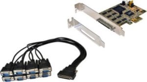 Kontroler Exsys EXSYS EX-44388 Karta PCI Express 8x szeregowa RS-232 (kabel ze złączem 8x 9pin) 1