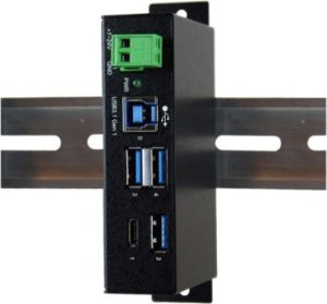 Exsys EXSYS EX-1194HMS 4-portowy USB 3.2 Gen1 HUB C-Buchse, ochrona przeciwprzepięciowa 15KV ESD 1