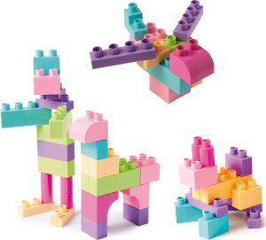 Wader KIDS BLOCKS PINK KLOCKI 50 el. 41297 WADER 3