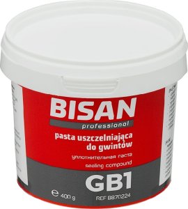 Bisan PASTA DO GWINTÓW GB1 400G (PUSZKA) woda/ gaz 2