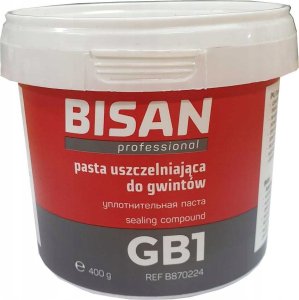 Bisan PASTA DO GWINTÓW GB1 400G (PUSZKA) woda/ gaz 3