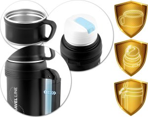 Berdsen Termos próżniowy 1500 ml BD-781 czarny 10