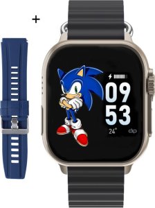 Smartwatch Rubicon Zegarek SMARTWATCH KOMUNIA Rubicon RNCF17 czarny 2