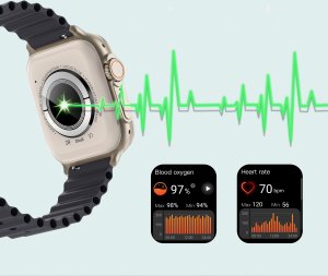 Smartwatch Rubicon Zegarek SMARTWATCH KOMUNIA Rubicon RNCF17 czarny 9