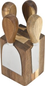 Starke pro Komplet 4 noży do sera w bloku Starke 6