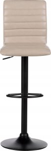 Beliani Zestaw 2 hokerów barowych regulowanych jasnobeżowy LUCERNE II 5
