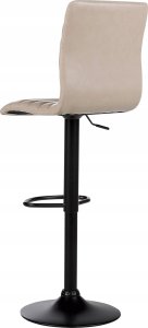 Beliani Zestaw 2 hokerów barowych regulowanych jasnobeżowy LUCERNE II 6