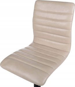 Beliani Zestaw 2 hokerów barowych regulowanych jasnobeżowy LUCERNE II 7