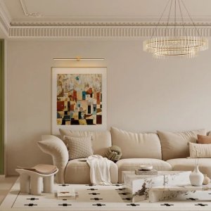 Lustro Toolight KINKIET ŁAZIENKOWY LED 60CM APP1348 OLD GOLD 6